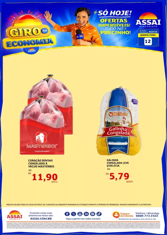 Catálogo Assaí Atacadista | Encarte Assaí Atacadista 49766-102 | 2026-08-12T00:00:00.000Z - 2026-08-12T00:00:00.000Z
