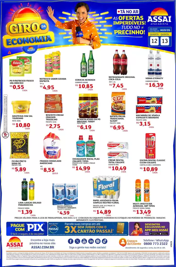 Catálogo Assaí Atacadista | Encarte Assaí Atacadista 49828-64 | 2026-08-12T00:00:00.000Z - 2026-08-13T00:00:00.000Z