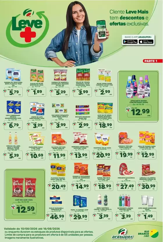 Catálogo Araújo Supermercados | OFERTAS LEVE MAIS | 2026-08-10T00:00:00.000Z - 2026-08-16T00:00:00.000Z