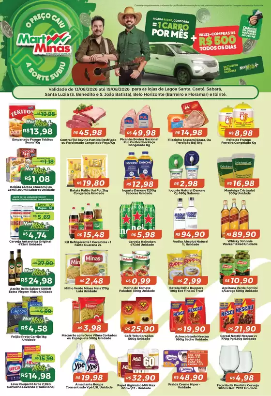 Catálogo Mart Minas | Grandes descontos em produtos selecionados | 2026-08-13T00:00:00.000Z - 2026-08-19T00:00:00.000Z