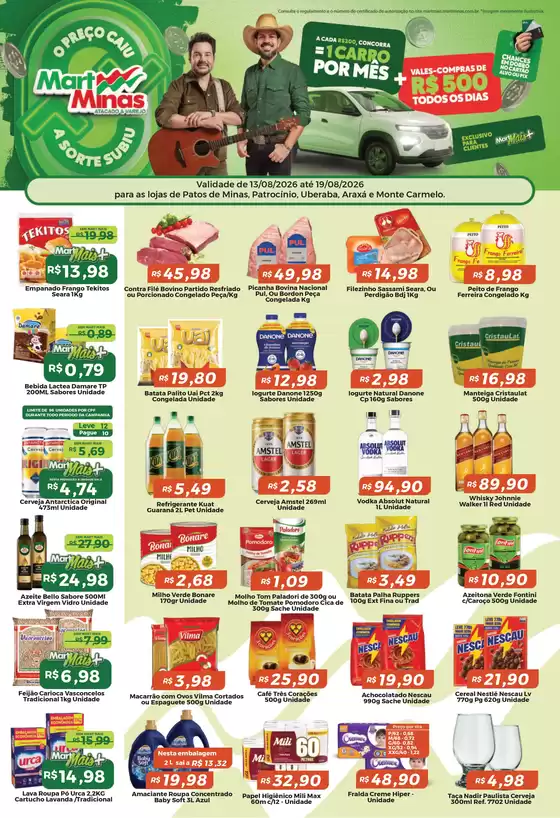 Catálogo Mart Minas | 253 Patos de Minas Patrocinio Uberaba AraxaMonte Carmelo 1 | 2026-08-13T00:00:00.000Z - 2026-08-19T00:00:00.000Z