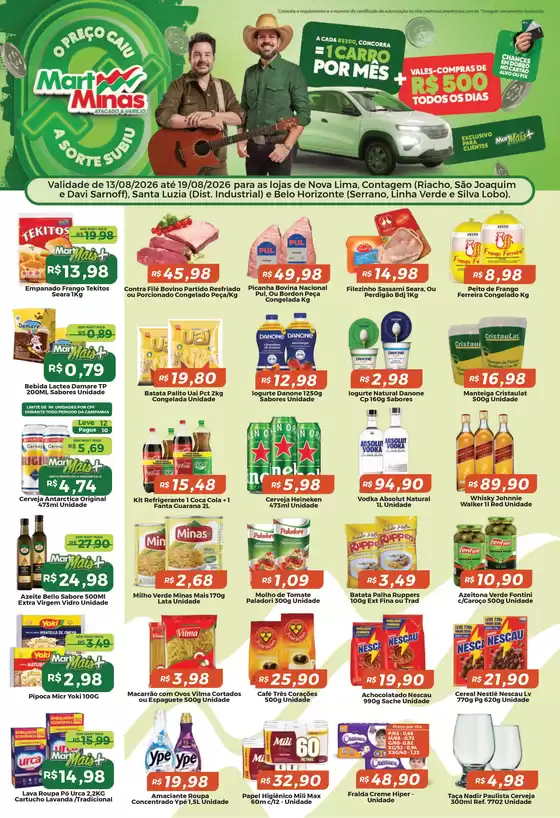 Catálogo Mart Minas | Nossas melhores ofertas para você | 2026-08-13T00:00:00.000Z - 2026-08-19T00:00:00.000Z