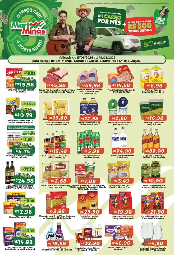 Catálogo Mart Minas | Ofertas especiais para você | 2026-08-13T00:00:00.000Z - 2026-08-19T00:00:00.000Z