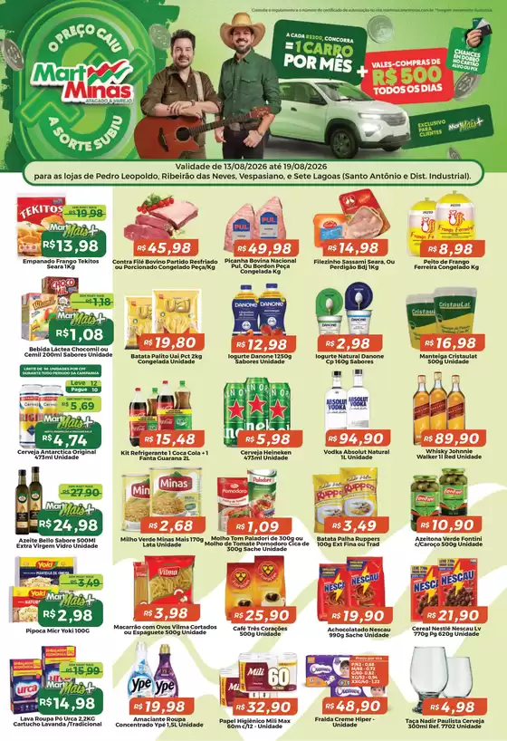 Catálogo Mart Minas | Melhores ofertas para todos os clientes | 2026-08-13T00:00:00.000Z - 2026-08-19T00:00:00.000Z