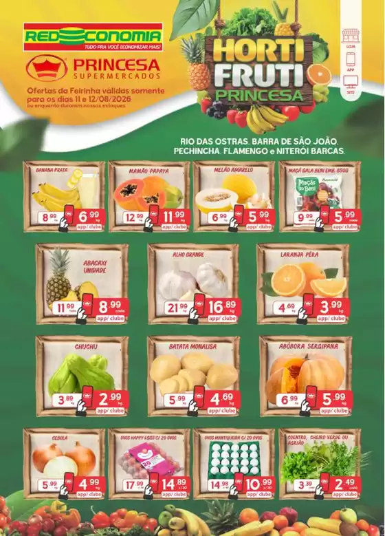 Catálogo Princesa Supermercados | Feirinha G2 - 11 e 12/08 | 2026-08-12T00:00:00.000Z - 2026-08-13T00:00:00.000Z