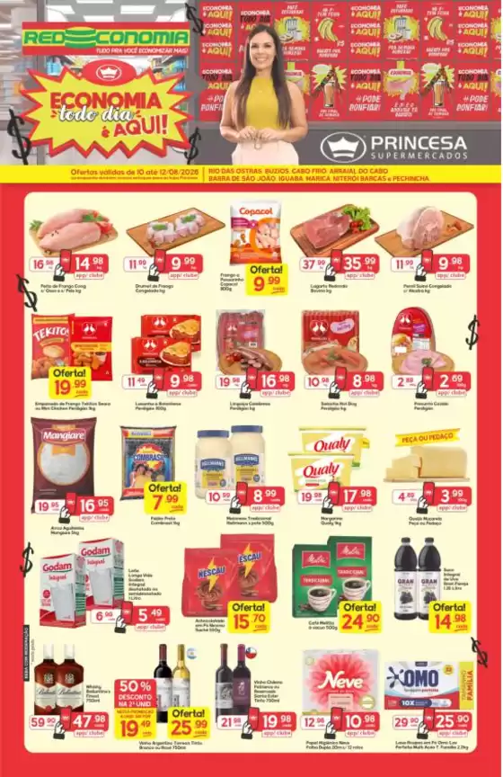 Catálogo Princesa Supermercados | Economia todo dia é aqui! G2 10 a 12/08 | 2026-08-12T00:00:00.000Z - 2026-08-13T00:00:00.000Z