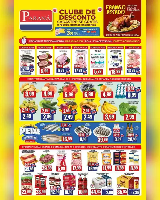 Catálogo Supermercados Paraná | Ofertas especiais atraentes para todos | 2026-08-12T00:00:00.000Z - 2026-08-18T00:00:00.000Z