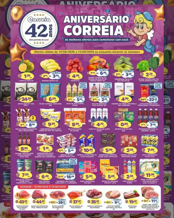 Catálogo Supermercados Correia | Melhores ofertas e descontos | 2026-08-12T00:00:00.000Z - 2026-08-13T00:00:00.000Z