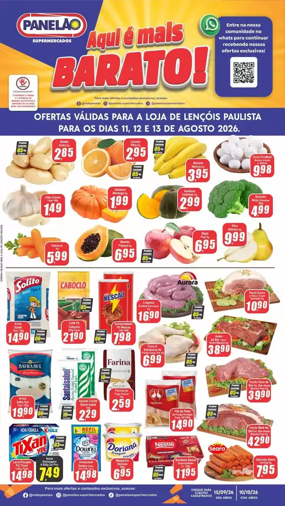 Catálogo Panelão | Ofertas e promoções atuais | 2026-08-11T00:00:00.000Z - 2026-08-13T00:00:00.000Z