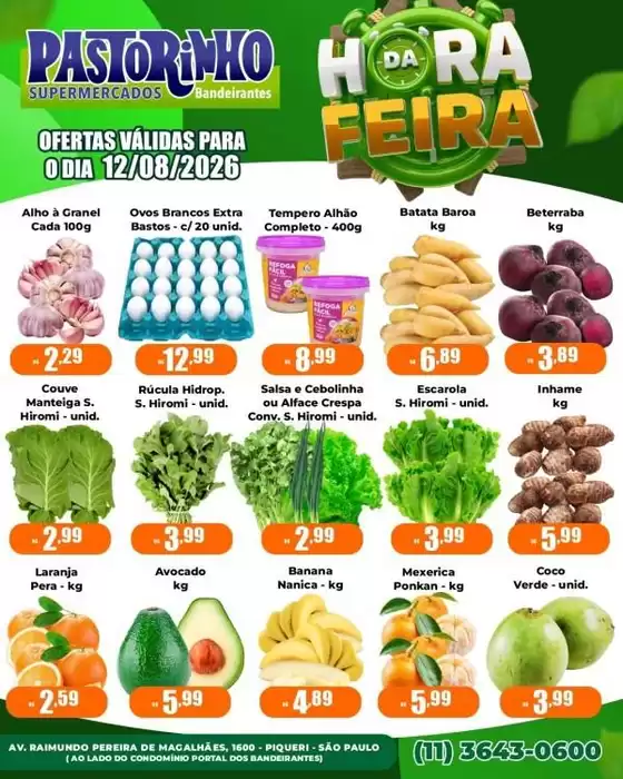 Catálogo Supermercado Pastorinho | Promoções especiais em andamento | 2026-08-12T00:00:00.000Z - 2026-08-12T00:00:00.000Z
