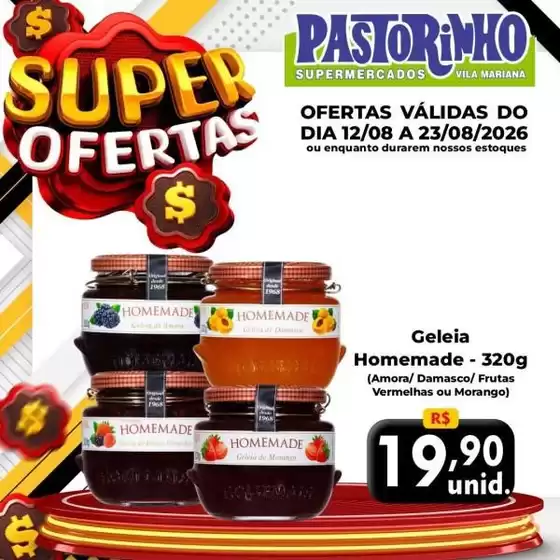 Catálogo Supermercado Pastorinho | Nossas melhores ofertas para você | 2026-08-12T00:00:00.000Z - 2026-08-23T00:00:00.000Z