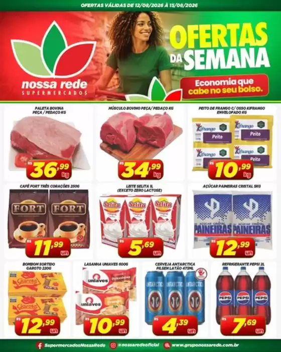 Catálogo Nossa Rede Supermercados | Ofertas Da Semana | 2026-08-12T00:00:00.000Z - 2026-08-15T00:00:00.000Z