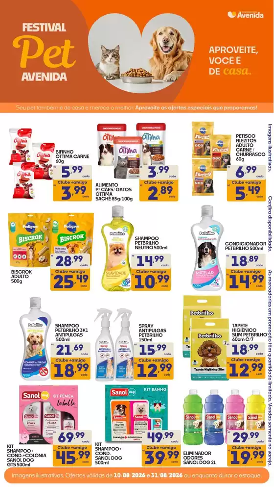 Catálogo Supermercados Avenida | Ofertas exclusivas para nossos clientes | 2026-08-10T00:00:00.000Z - 2026-08-31T00:00:00.000Z