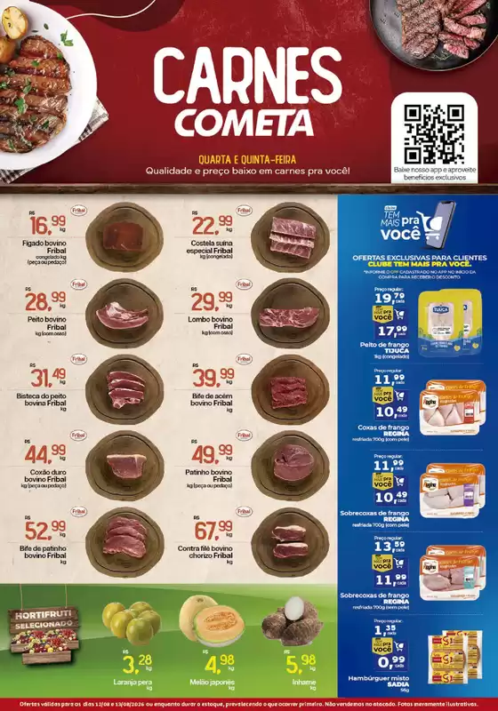 Catálogo Cometa Supermercados | CARNES | 2026-08-12T00:00:00.000Z - 2026-08-13T00:00:00.000Z