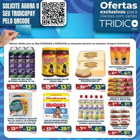 Catálogo Supermercados Tridico | Ofertas TridicoPay! | 2026-08-13T00:00:00.000Z - 2026-08-16T00:00:00.000Z