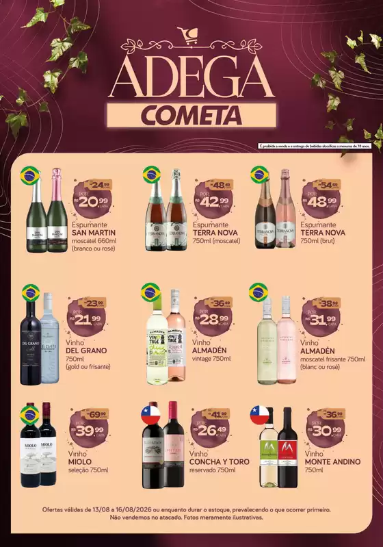 Catálogo Cometa Supermercados | ADEGA COMETA | 2026-08-13T00:00:00.000Z - 2026-08-16T00:00:00.000Z