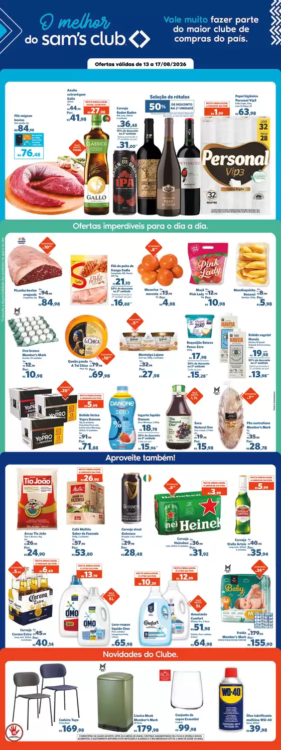 Catálogo Sam's Club | Descontos e promoções | 2026-08-13T00:00:00.000Z - 2026-08-17T00:00:00.000Z