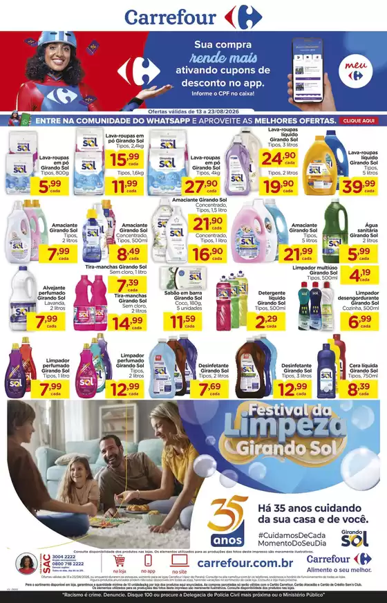 Catálogo Carrefour | Ofertas para caçadores de pechinchas | 2026-08-13T00:00:00.000Z - 2026-08-23T00:00:00.000Z