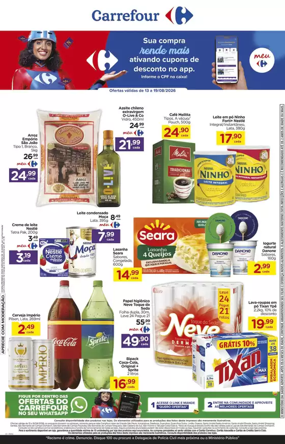 Catálogo Carrefour | LÂMINA SEMANAL | 2026-08-13T00:00:00.000Z - 2026-08-19T00:00:00.000Z