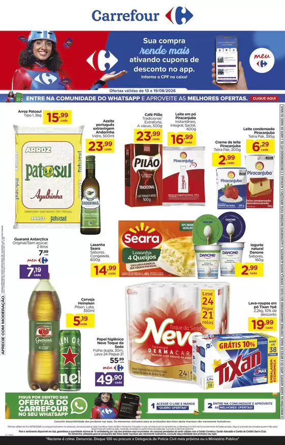 Catálogo Carrefour | Pechinchas e ofertas atuais | 2026-08-13T00:00:00.000Z - 2026-08-19T00:00:00.000Z