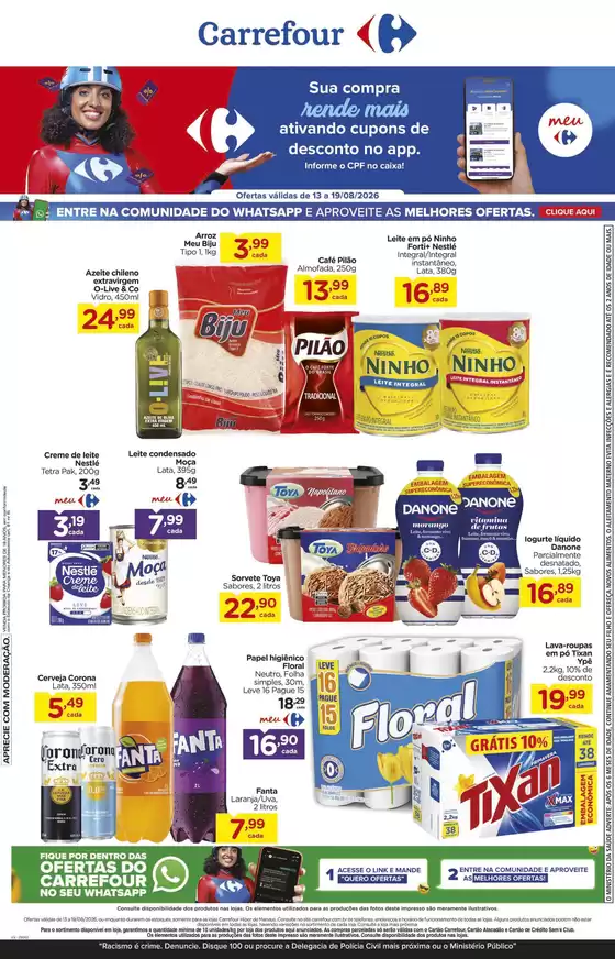 Catálogo Carrefour | Ótima oferta para caçadores de pechinchas | 2026-08-13T00:00:00.000Z - 2026-08-19T00:00:00.000Z