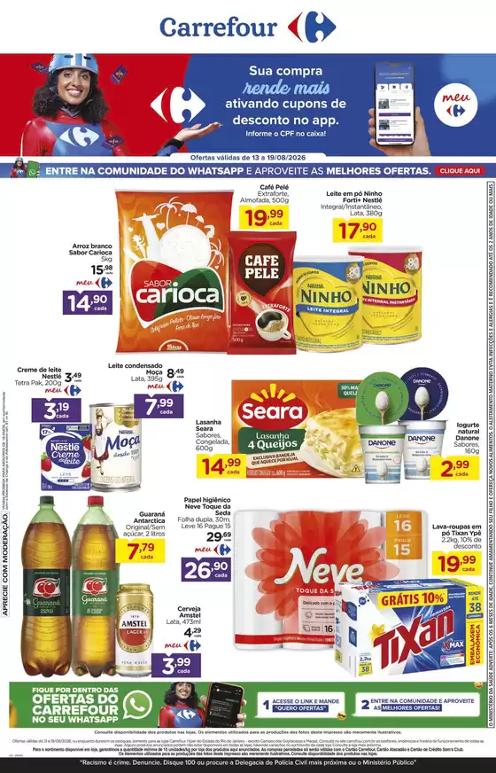 Catálogo Carrefour em Rio de Janeiro | Novas ofertas para descobrir | 2026-08-13T00:00:00.000Z - 2026-08-19T00:00:00.000Z