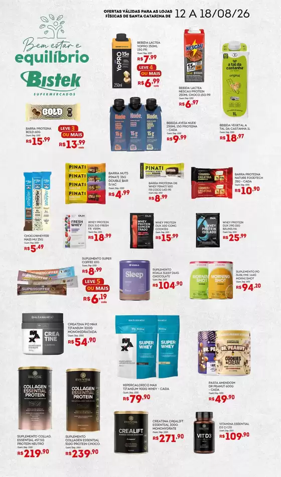 Catálogo Bistek Supermercados | Melhores ofertas para todos os caçadores de pechinchas | 2026-08-13T00:00:00.000Z - 2026-08-18T00:00:00.000Z