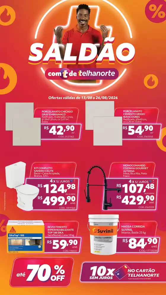 Catálogo Telhanorte | Descontos e promoções | 2026-08-13T00:00:00.000Z - 2026-08-26T00:00:00.000Z