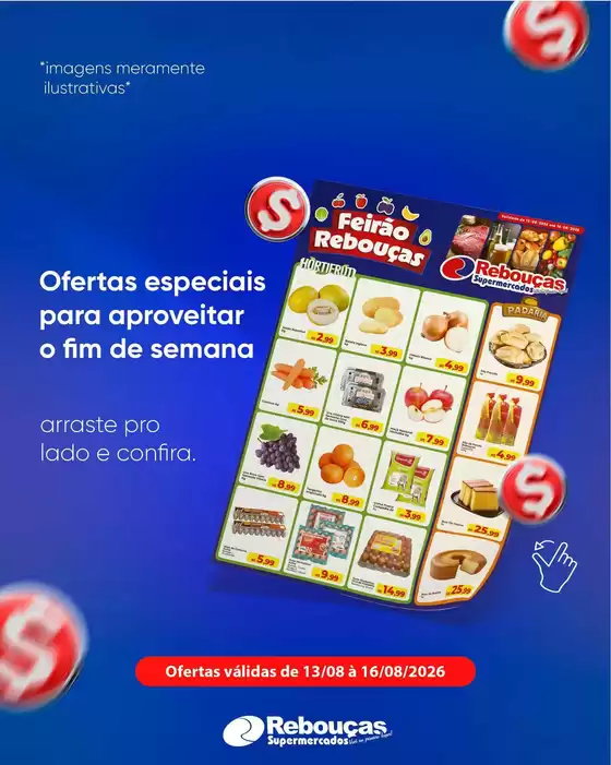 Catálogo Rebouças Supermercados | Encarte Rebouças Supermercados | 2026-08-13T00:00:00.000Z - 2026-08-16T00:00:00.000Z