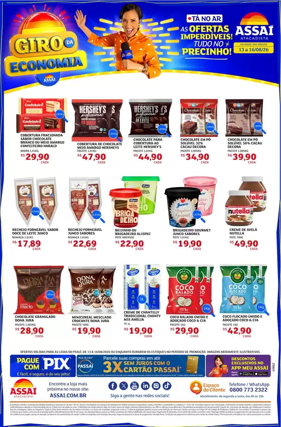 Catálogo Assaí Atacadista | Encarte Assaí Atacadista 49802-102 | 2026-08-13T00:00:00.000Z - 2026-08-16T00:00:00.000Z