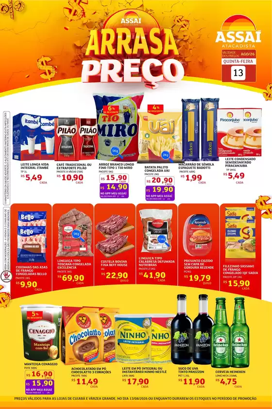 Catálogo Assaí Atacadista | Encarte Assaí Atacadista 49779-976 | 2026-08-13T00:00:00.000Z - 2026-08-13T00:00:00.000Z