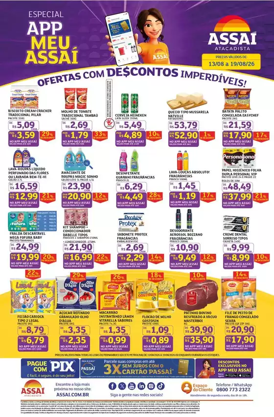 Catálogo Assaí Atacadista | Encarte Assaí Atacadista 169760-571 | 2026-08-13T00:00:00.000Z - 2026-08-19T00:00:00.000Z