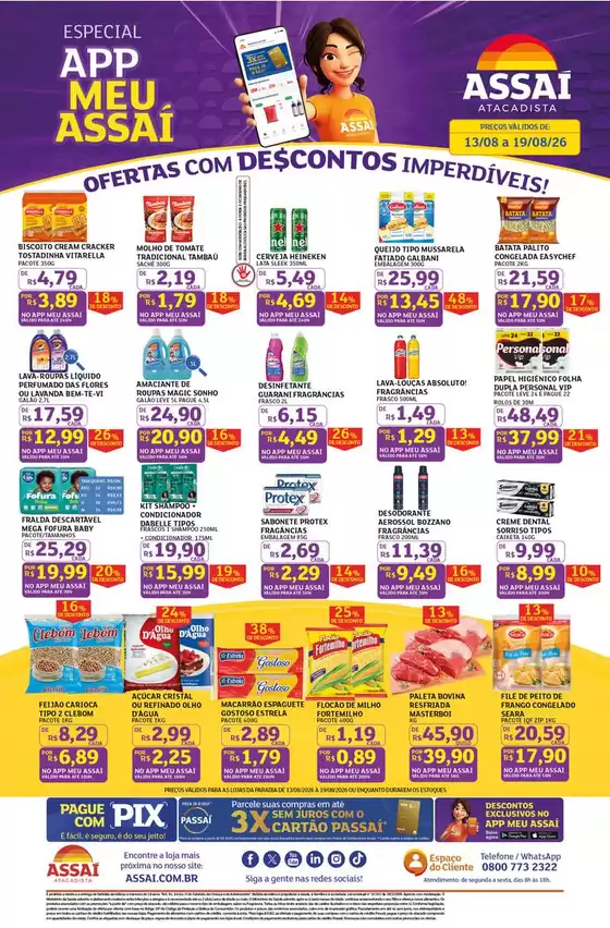 Catálogo Assaí Atacadista | Encarte Assaí Atacadista 169761-570 | 2026-08-13T00:00:00.000Z - 2026-08-19T00:00:00.000Z