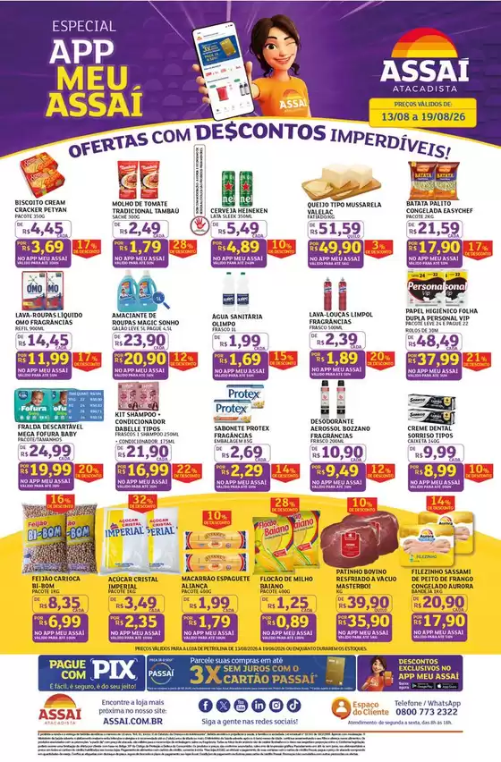 Catálogo Assaí Atacadista | Encarte Assaí Atacadista 169762-574 | 2026-08-13T00:00:00.000Z - 2026-08-19T00:00:00.000Z
