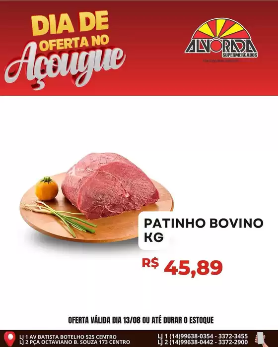 Catálogo Alvorada Supermercados | Encarte Alvorada Supermercados | 2026-08-13T00:00:00.000Z - 2026-08-13T00:00:00.000Z