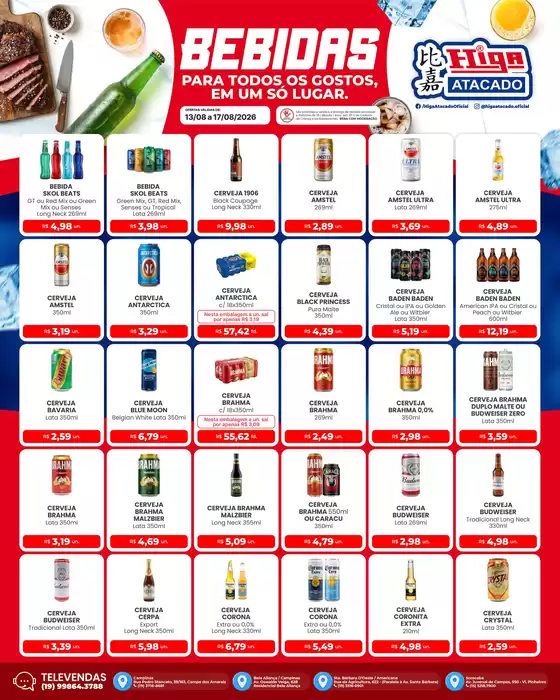 Catálogo Higa Atacado | Higa atacado folheto bebidas 20260813 20260817 FFdL8Pn89659 | 2026-08-13T00:00:00.000Z - 2026-08-17T00:00:00.000Z