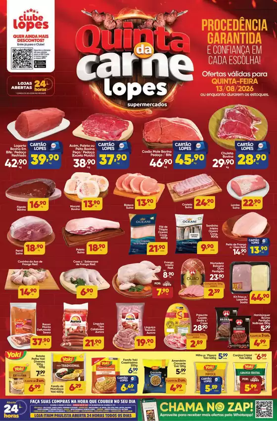 Catálogo Lopes Supermercados | QUINTA DA CARNE - | 2026-08-13T00:00:00.000Z - 2026-08-13T00:00:00.000Z