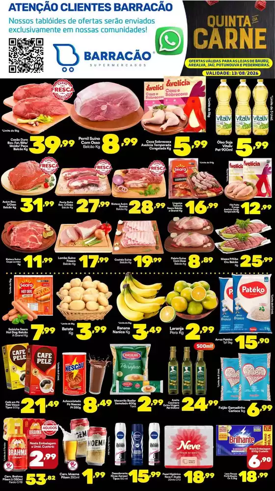Catálogo Barracão Supermercado | Encarte Barracão Supermercado | 2026-08-13T00:00:00.000Z - 2026-08-13T00:00:00.000Z