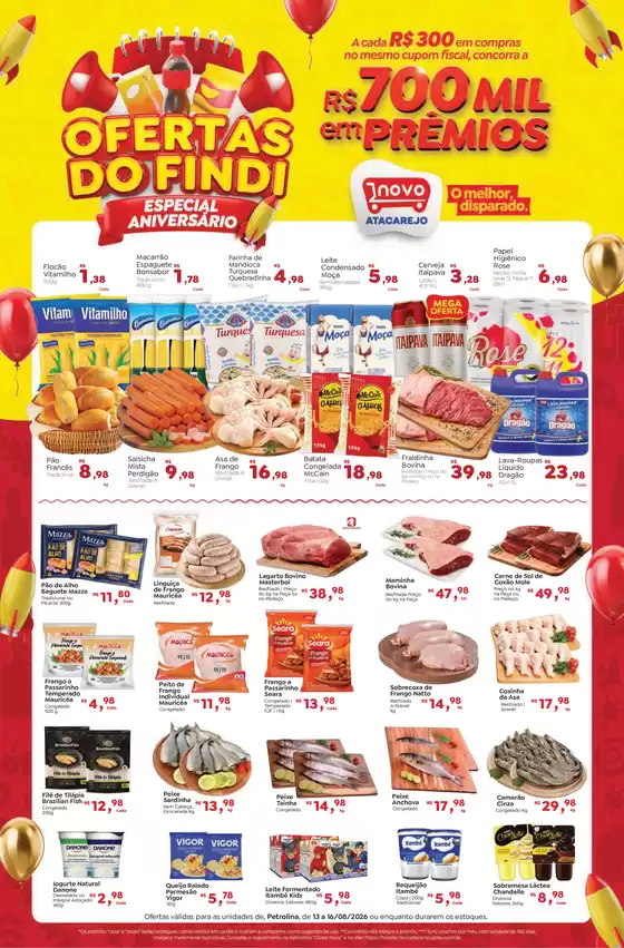 Catálogo Novo Atacarejo em Olinda | Ofertas do fim de semana | 2026-08-13T00:00:00.000Z - 2026-08-16T00:00:00.000Z
