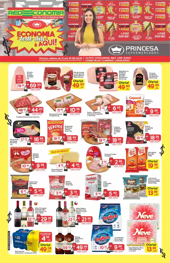 Catálogo Princesa Supermercados | Economia todo dia é aqui! G1 - 13 a 16/08 | 2026-08-13T00:00:00.000Z - 2026-08-17T00:00:00.000Z