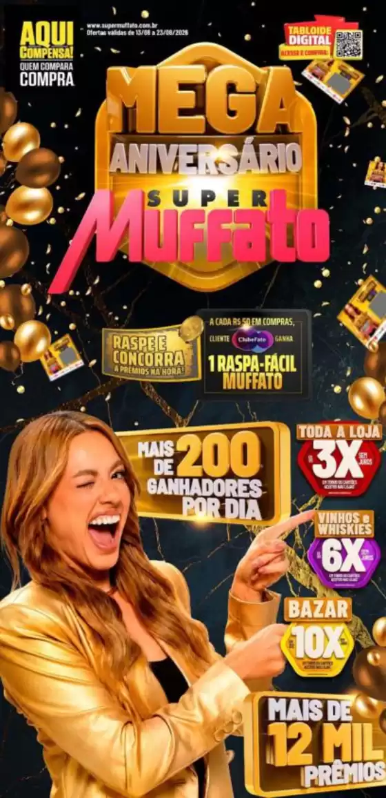 Catálogo Super Muffato em Maringá | Ótima oferta para caçadores de pechinchas | 2026-08-13T00:00:00.000Z - 2026-08-23T00:00:00.000Z