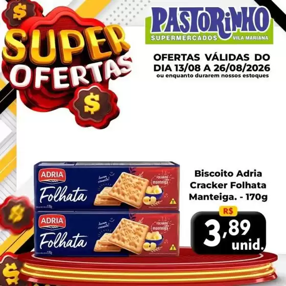 Catálogo Supermercado Pastorinho | Ampla seleção de ofertas | 2026-08-13T00:00:00.000Z - 2026-08-26T00:00:00.000Z