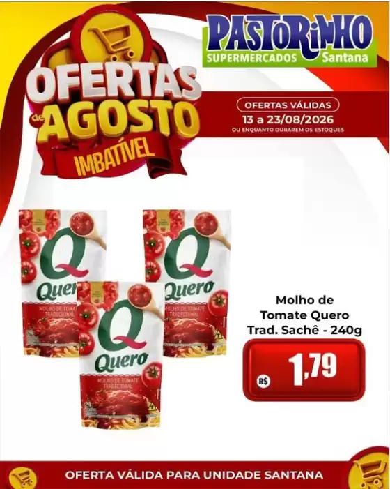 Catálogo Supermercado Pastorinho | Ofertas exclusivas | 2026-08-13T00:00:00.000Z - 2026-08-23T00:00:00.000Z