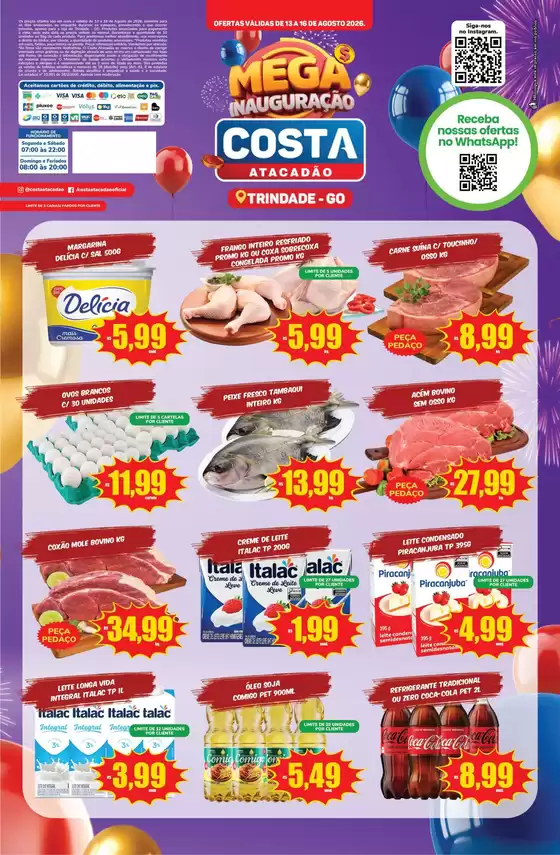 Catálogo Costa Atacadão | Ofertas Costa Atacadão | 2026-08-13T00:00:00.000Z - 2026-08-16T00:00:00.000Z