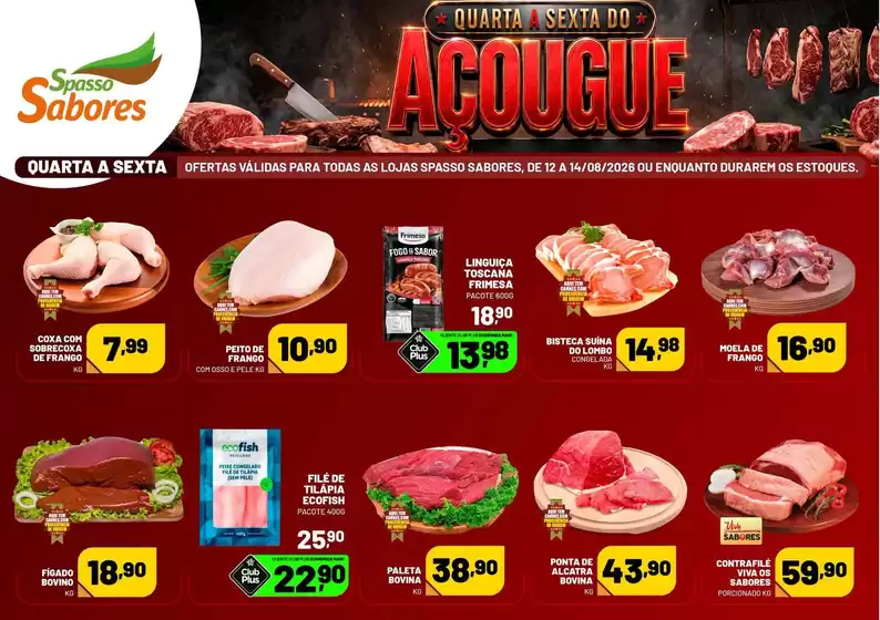 Catálogo Spasso Sabores | Ofertas especiais atraentes para todos | 2026-08-12T00:00:00.000Z - 2026-08-14T00:00:00.000Z