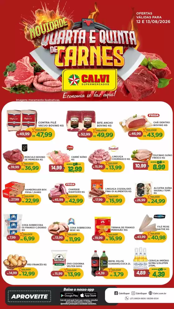 Catálogo Calvi Supermercados | QUARTA E QUINTA | 2026-08-13T00:00:00.000Z - 2026-08-13T00:00:00.000Z