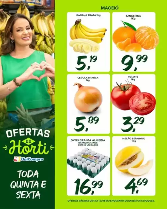 Catálogo Unicompra | Hortifruti ofertas | 2026-08-13T00:00:00.000Z - 2026-08-14T00:00:00.000Z