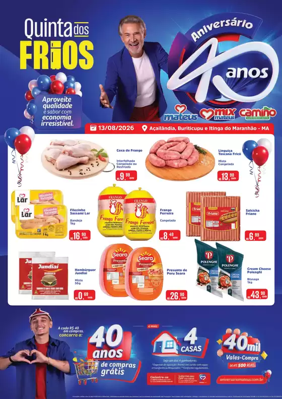 Catálogo Supermercados Mateus | Quinta dos Frios de Aniversario | 2026-08-13T00:00:00.000Z - 2026-08-13T00:00:00.000Z