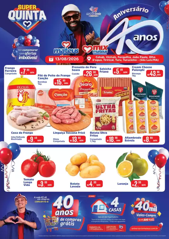 Catálogo Supermercados Mateus | Super Quinta de Aniversario | 2026-08-13T00:00:00.000Z - 2026-08-13T00:00:00.000Z
