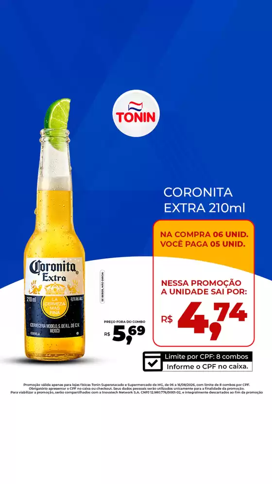 Catálogo Tonin Superatacado | Coronita ln atC3A9 16.08 | 2026-08-13T00:00:00.000Z - 2026-08-16T00:00:00.000Z